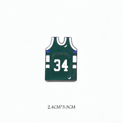 Basketball Pin Brooches In Zinc Alloy Featuring Sports Design Accessories