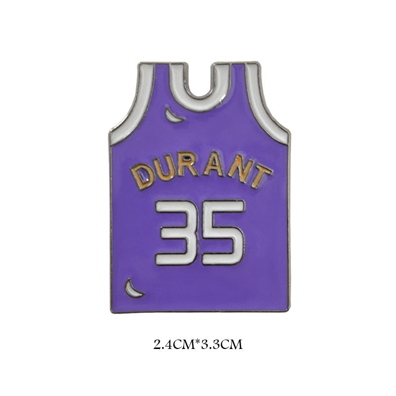 Basketball Pin Brooches In Zinc Alloy Featuring Sports Design Accessories