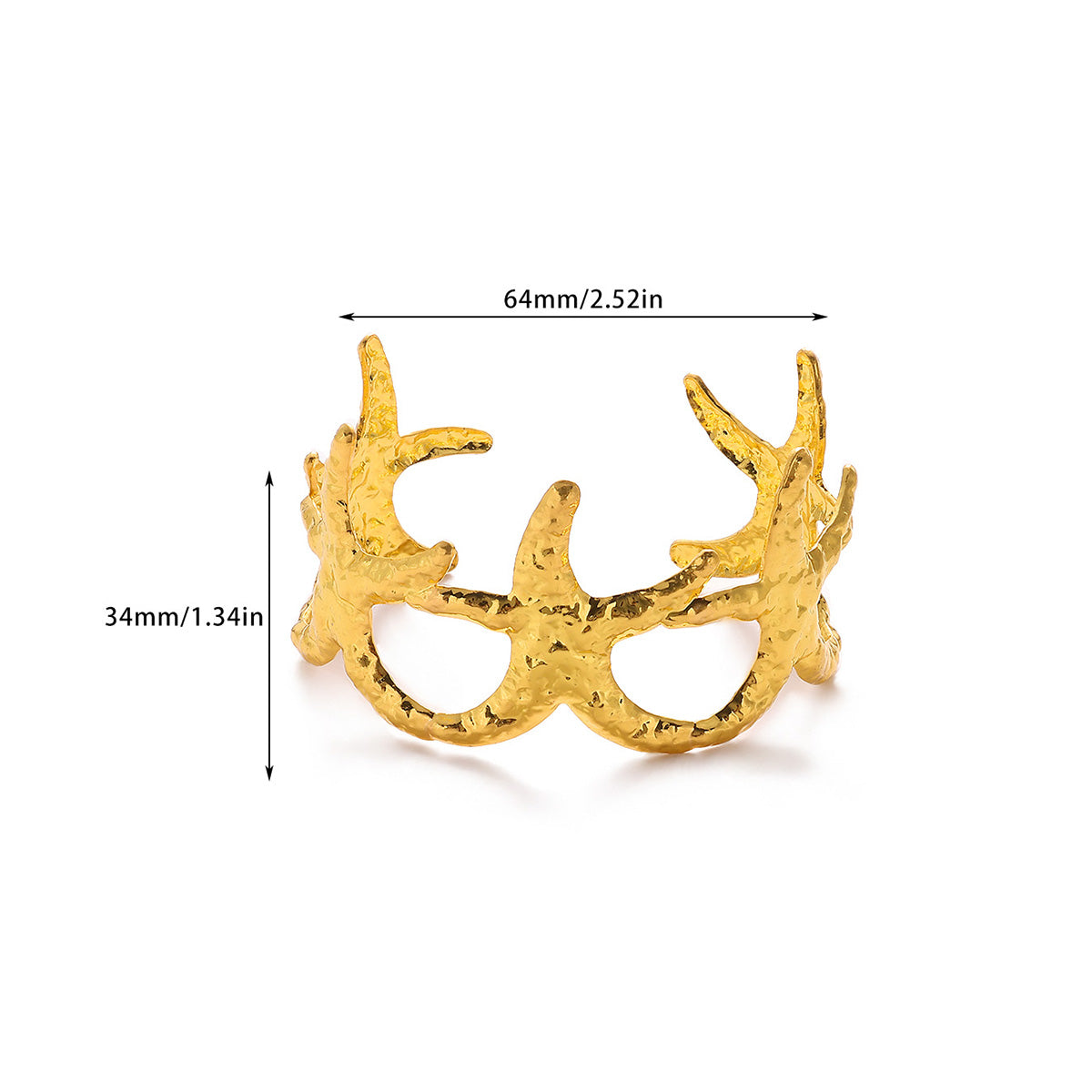 Vintage Style Leaf For Women Weekend Earrings In Iron With 18K Real Gold Plated Waterproof Non Tarnish Craft