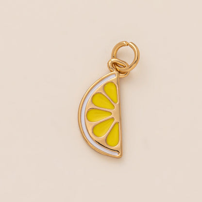 Heart-Shaped Copper Pendant With Golden Electroplating And Zircon Inlay, 27x23mm, 1 Piece