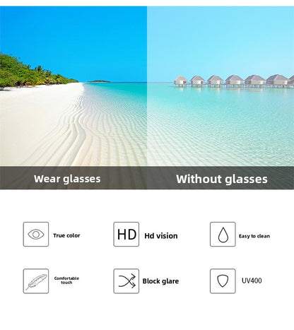 Unisex Square Full Frame Sunglasses With PC Lens Material In Black For Spring And Summer