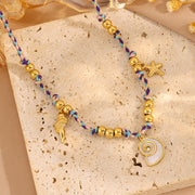 Conch Rope Necklace