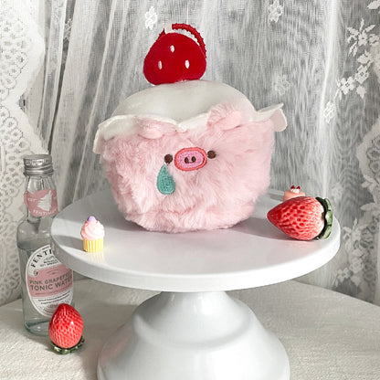 Ice Cream Stuffed Animal Plush Toy Made With Soft PP Cotton, 1 Piece