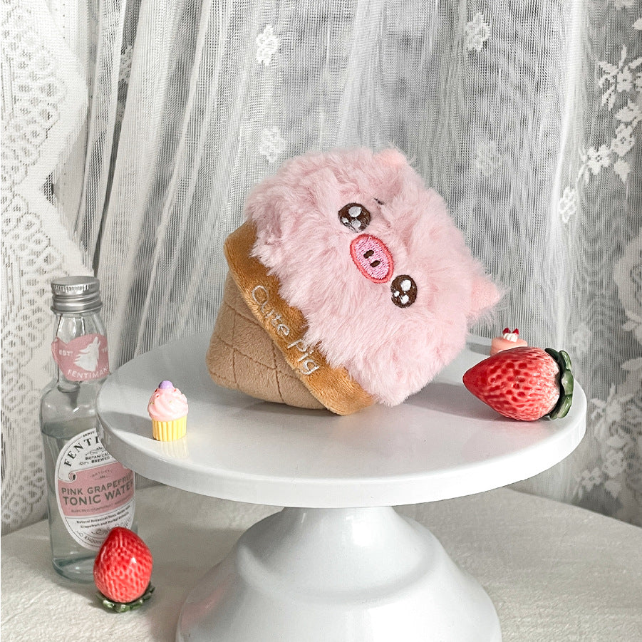 Ice Cream Stuffed Animal Plush Toy Made With Soft PP Cotton, 1 Piece