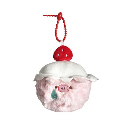 Ice Cream Stuffed Animal Plush Toy Made With Soft PP Cotton, 1 Piece