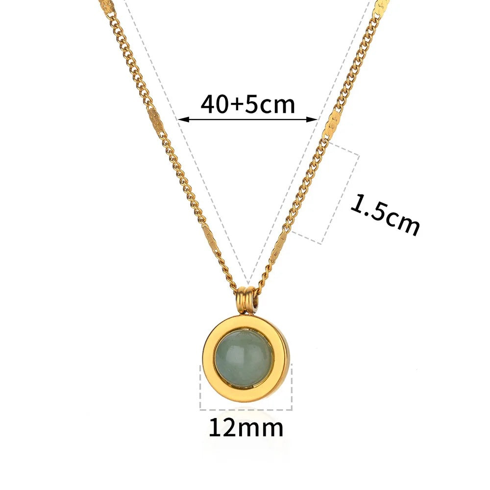 Flowers For Necklace Made Of Durable 304 Stainless Steel, Featuring Elegant Design