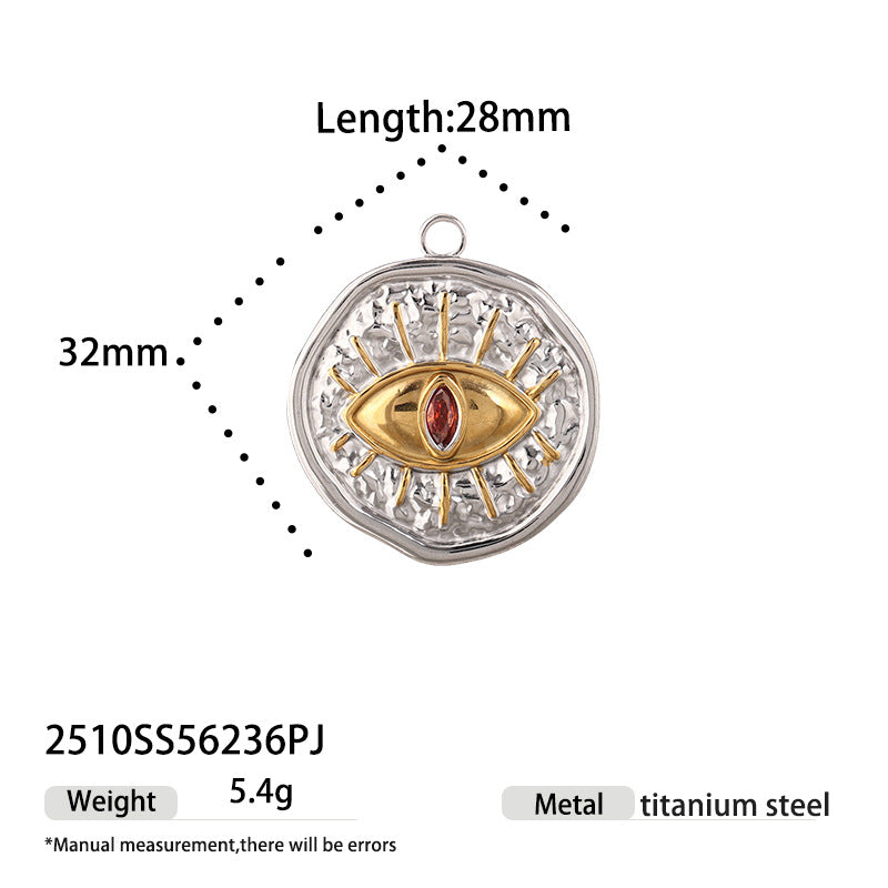 Titanium Steel Love Charms Jewelry Accessories In White