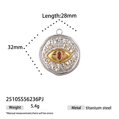 Titanium Steel Love Charms Jewelry Accessories In White