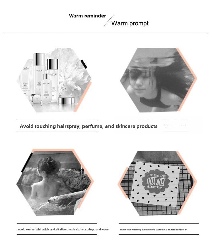 Pastoral Jewelry Set In Golden Featuring Beautiful Flowers, 1 Set
