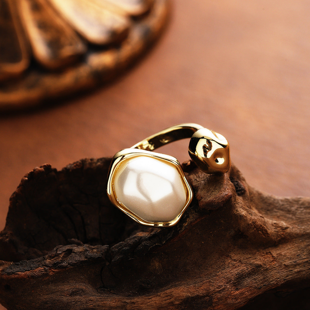 For Unisex Copper Open Rings, Perfect For Autumn And Winter Wear