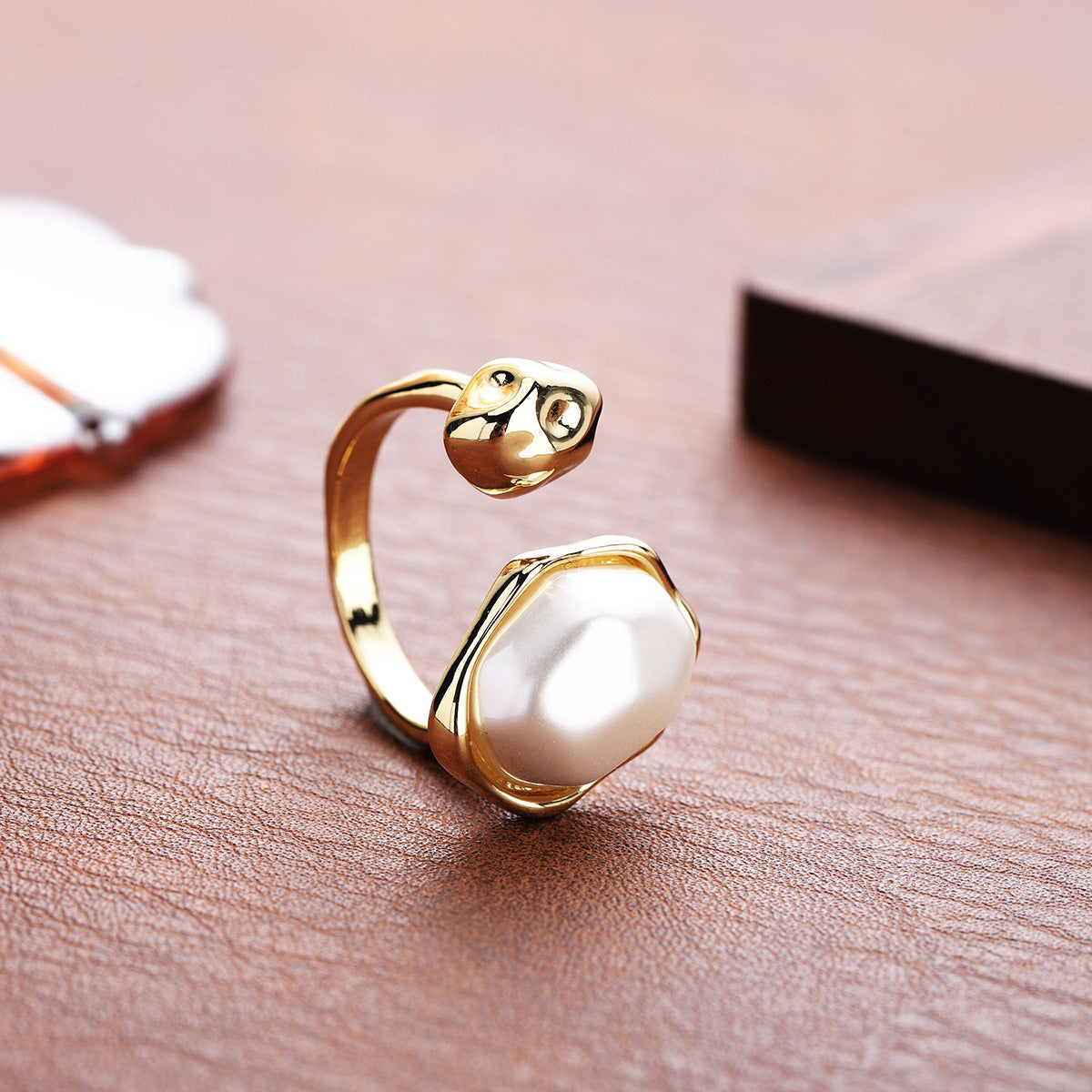 For Unisex Copper Open Rings, Perfect For Autumn And Winter Wear
