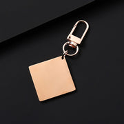 30mm Square Tag + 34mm Door Buckle Rose Gold Set
