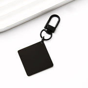 30mm Square Tag + 34mm Door Clip Black Set