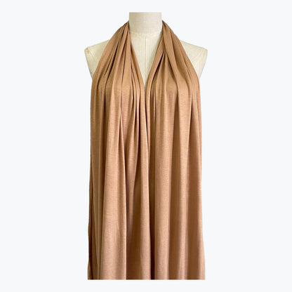 Solid Color Ethnic Style Women's Hijab In White, Mercerized Cotton Material Featuring Braid Craftsmanship