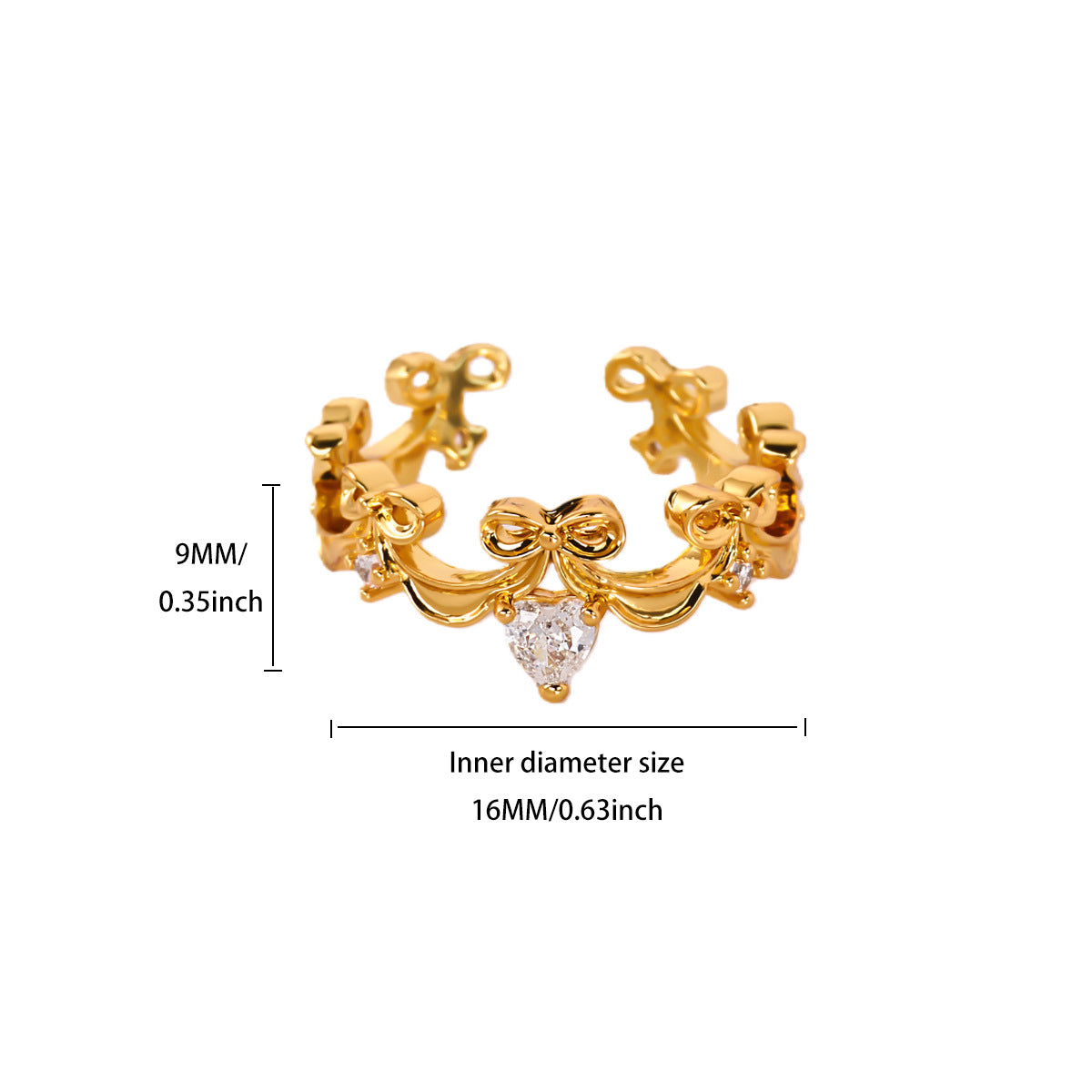 Retro Rose Pattern Ring For Women Featuring Zircon Inlay And Crafted From Copper