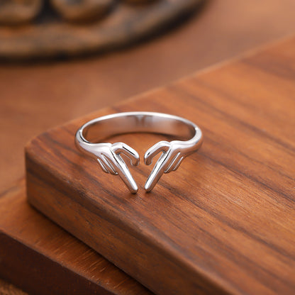 For Women Open Rings In 304 Stainless Steel With 18K Real Gold Plated PVD Coating