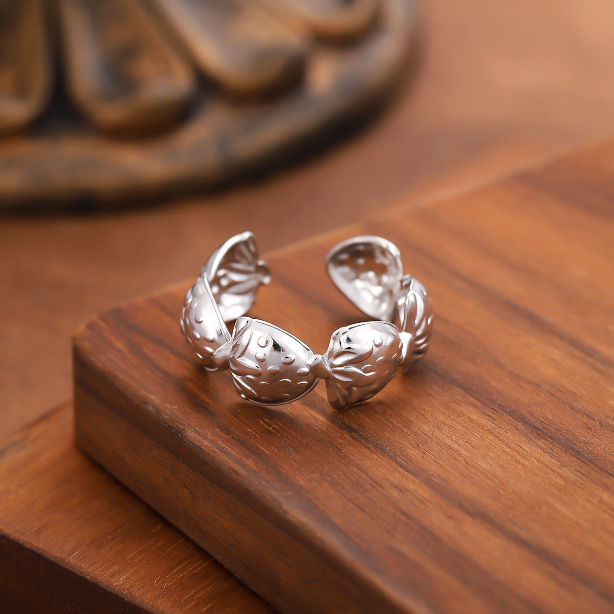 Vintage Style Geometric Open Rings For Unisex, Made Of 304 Stainless Steel With 18K Real Gold Plated Electroplating