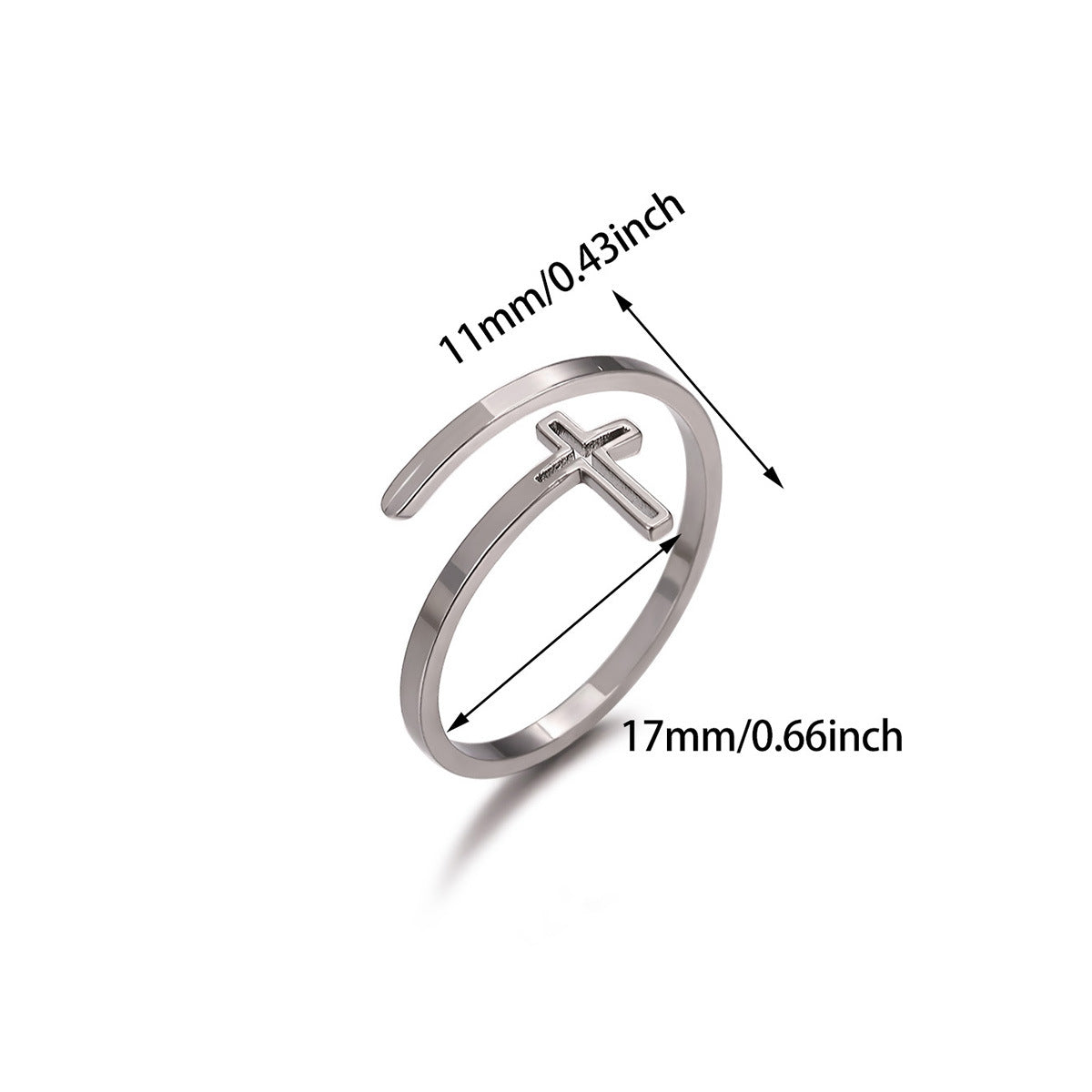 Heart Shape Ring For Women In 18K Real Gold Plated Copper With Zircon Inlay, Golden
