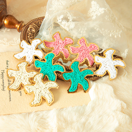 Starfish Stud Earrings For Women In 304 Stainless Steel With Hypoallergenic PVD Coated 18K Real Gold Plating