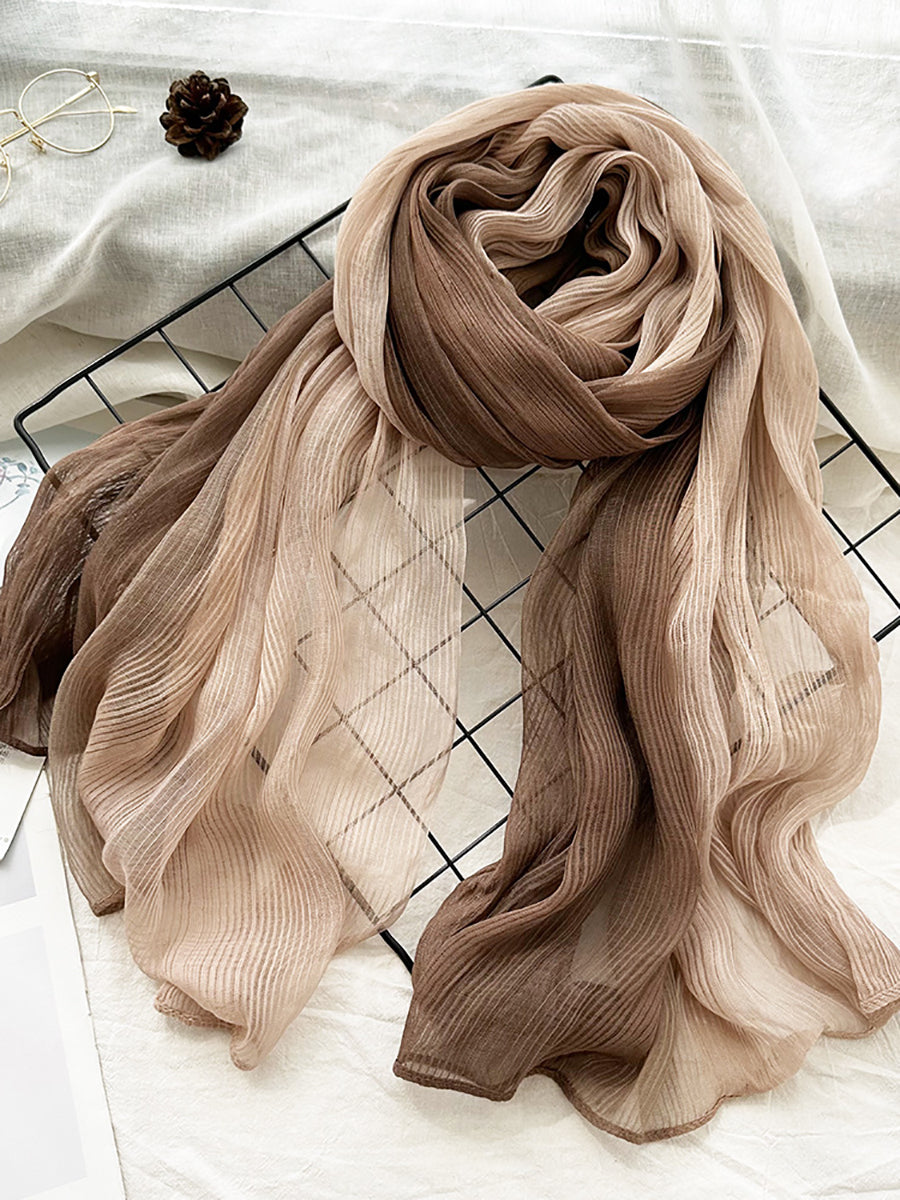 Women Vintage Summer Linen Shawl Scarf