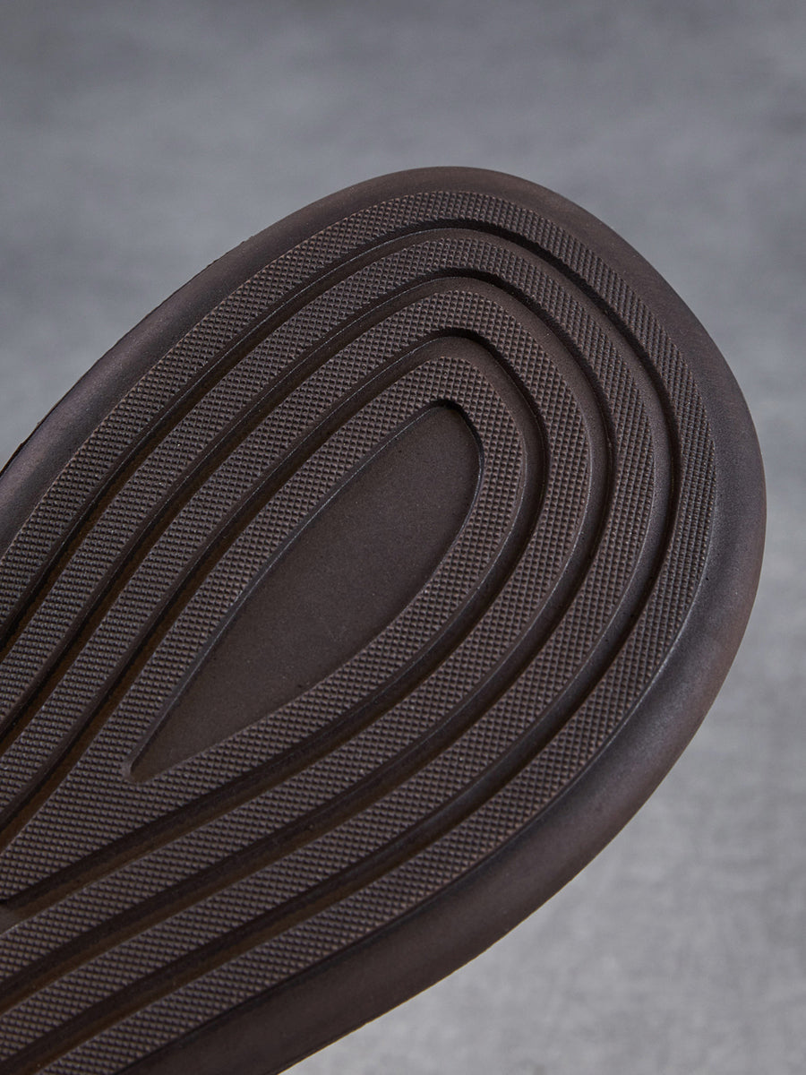 Women Retro Genuine Leather Spliced Ankle Boots