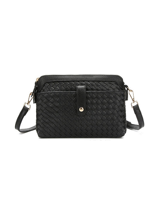 Split-Joint Woven Bags Crossbody Bags
