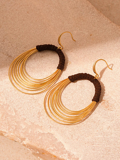 Geometric Drop Earrings
