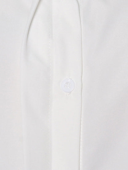 Original Solid Color Irregularity Geometry Blouse Tops