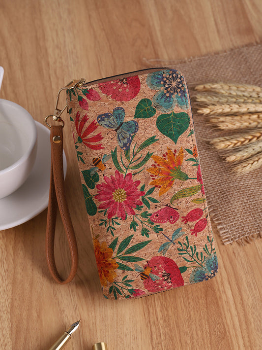 Women Bohemia Flower Multifunction Wallet