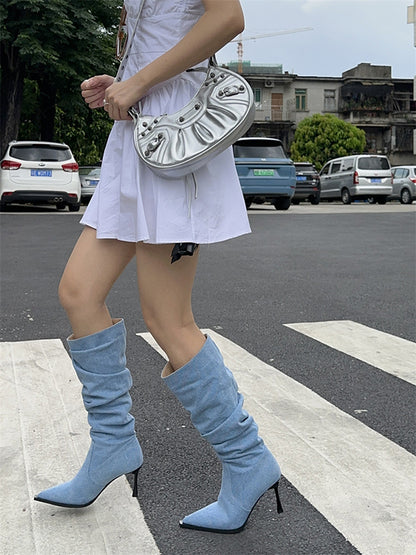 Stilettos Pointed-Toe Boots