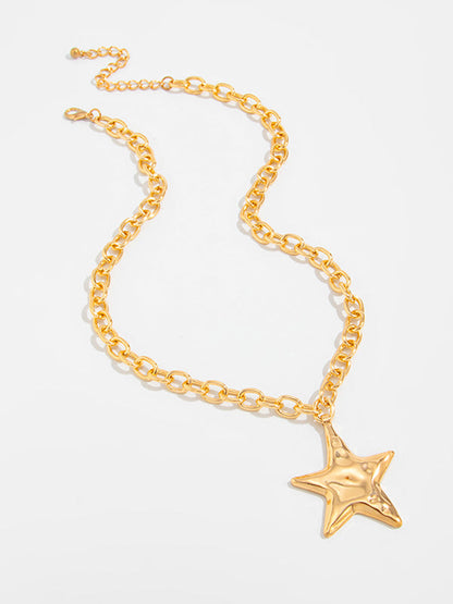 Chains Shiny Star Shape Necklaces Accessories