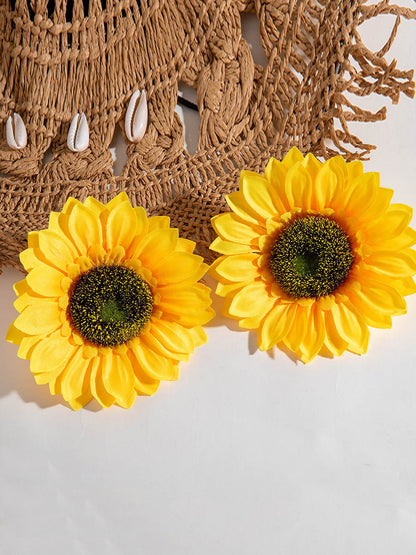 Flower Shape Drop Earrings