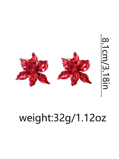 Flower Shape Earrings Accessories
