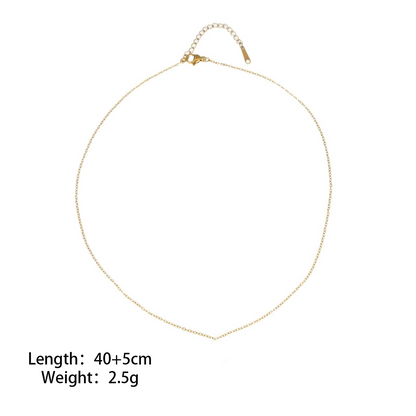 Quadrilateral Pendant Unisex Jewelry In 304 Stainless Steel With 18K Gold Plated PVD Coating And Artificial Crystal