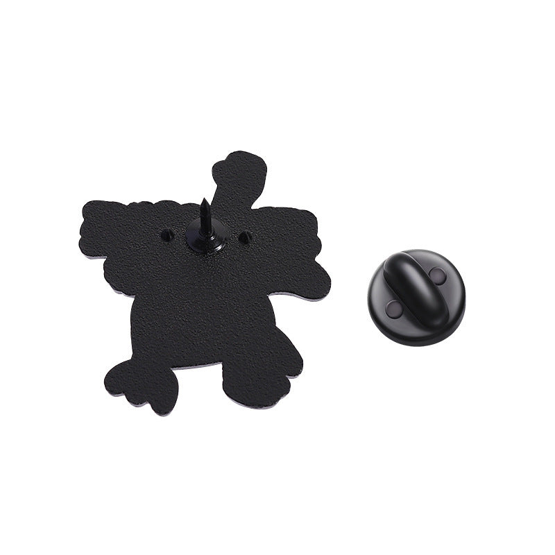 Cartoon Duck Lapel Pin Badge Zinc Alloy Backpack Decoration Accessories Trendy Letter Jewelry