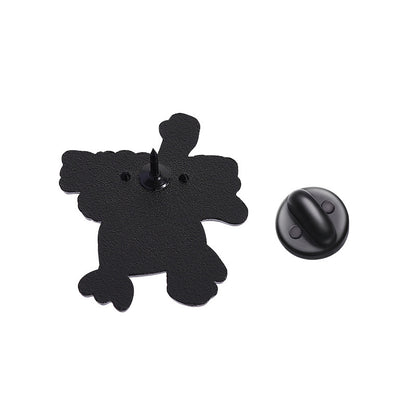 Cartoon Duck Lapel Pin Badge Zinc Alloy Backpack Decoration Accessories Trendy Letter Jewelry