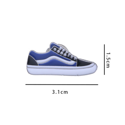 AJ Sneakers Metal Badge Trendy Gift Collaboration Badge Bag Decoration Geometric Alloy Badge