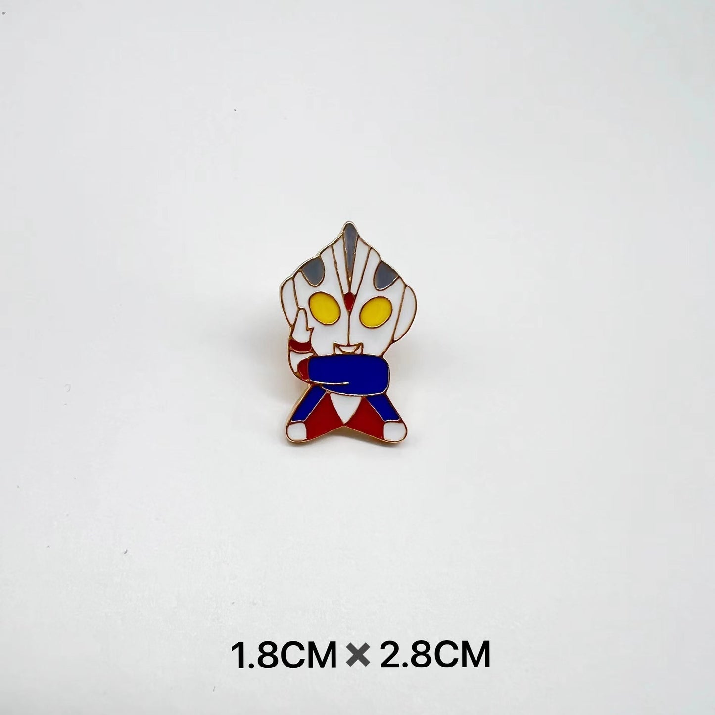 Metal Dumpling Salmon Sushi Tempura Rice Ball Badge Pin Clothing Bag Badge Alloy Brooch