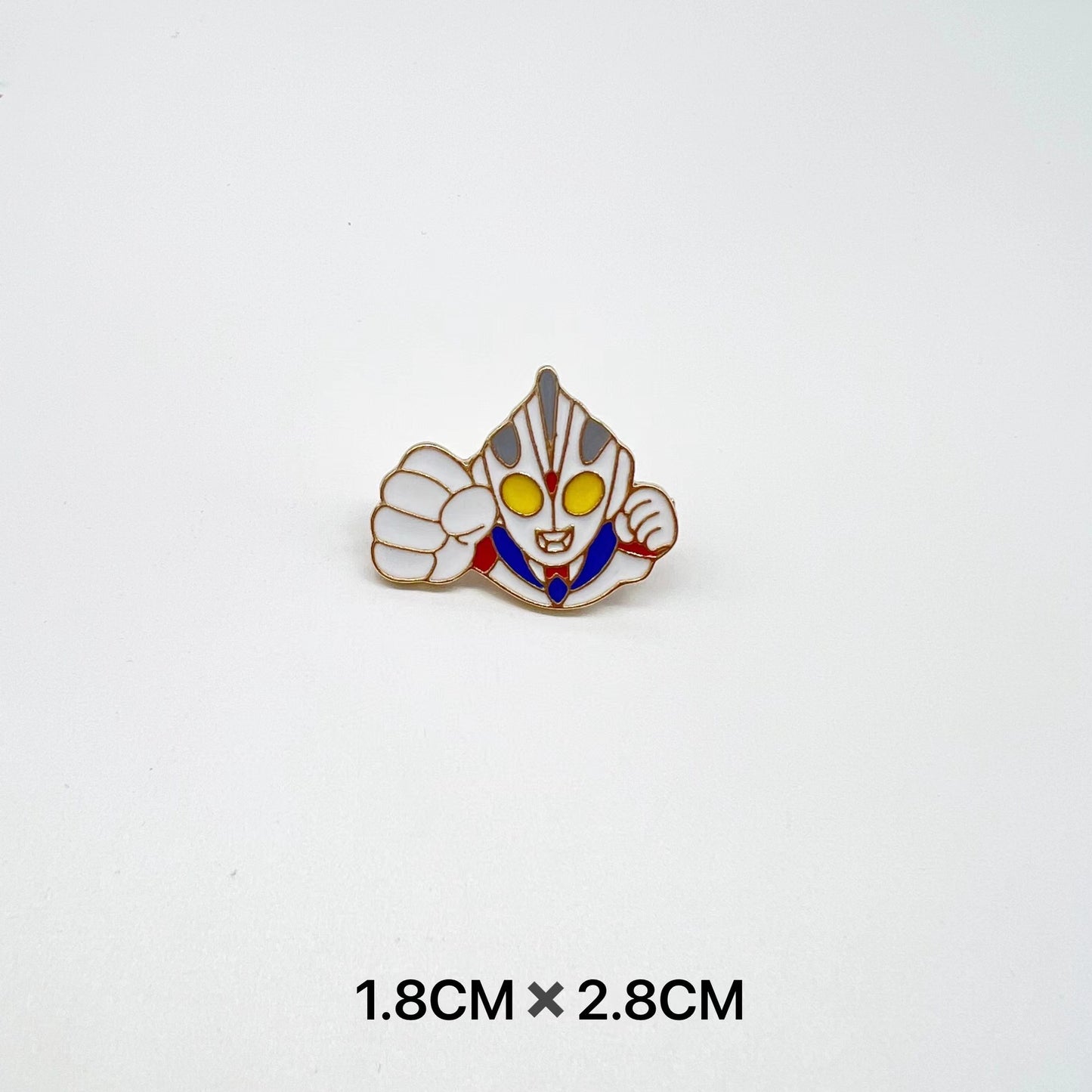 Metal Dumpling Salmon Sushi Tempura Rice Ball Badge Pin Clothing Bag Badge Alloy Brooch