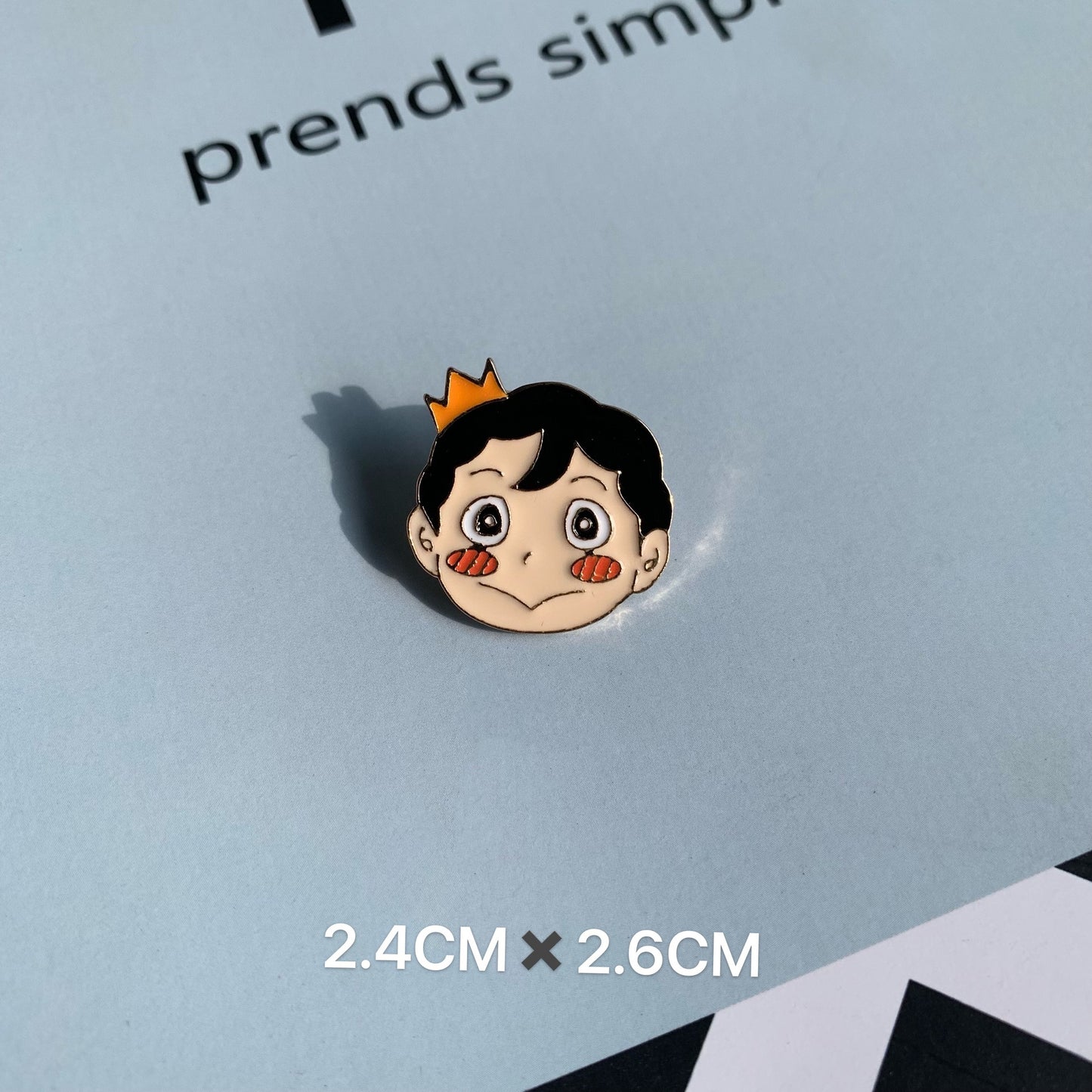 Metal Dumpling Salmon Sushi Tempura Rice Ball Badge Pin Clothing Bag Badge Alloy Brooch