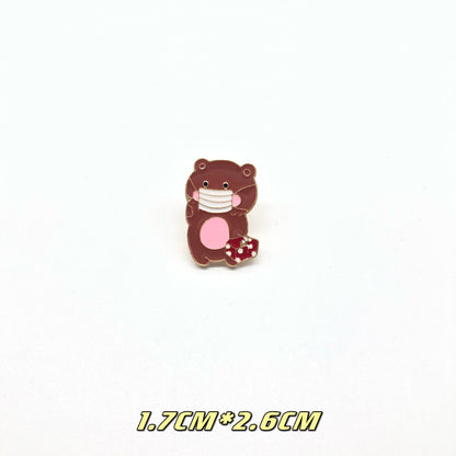 AJ Sneakers Metal Badge Trendy Gift Collaboration Badge Bag Decoration Geometric Alloy Badge