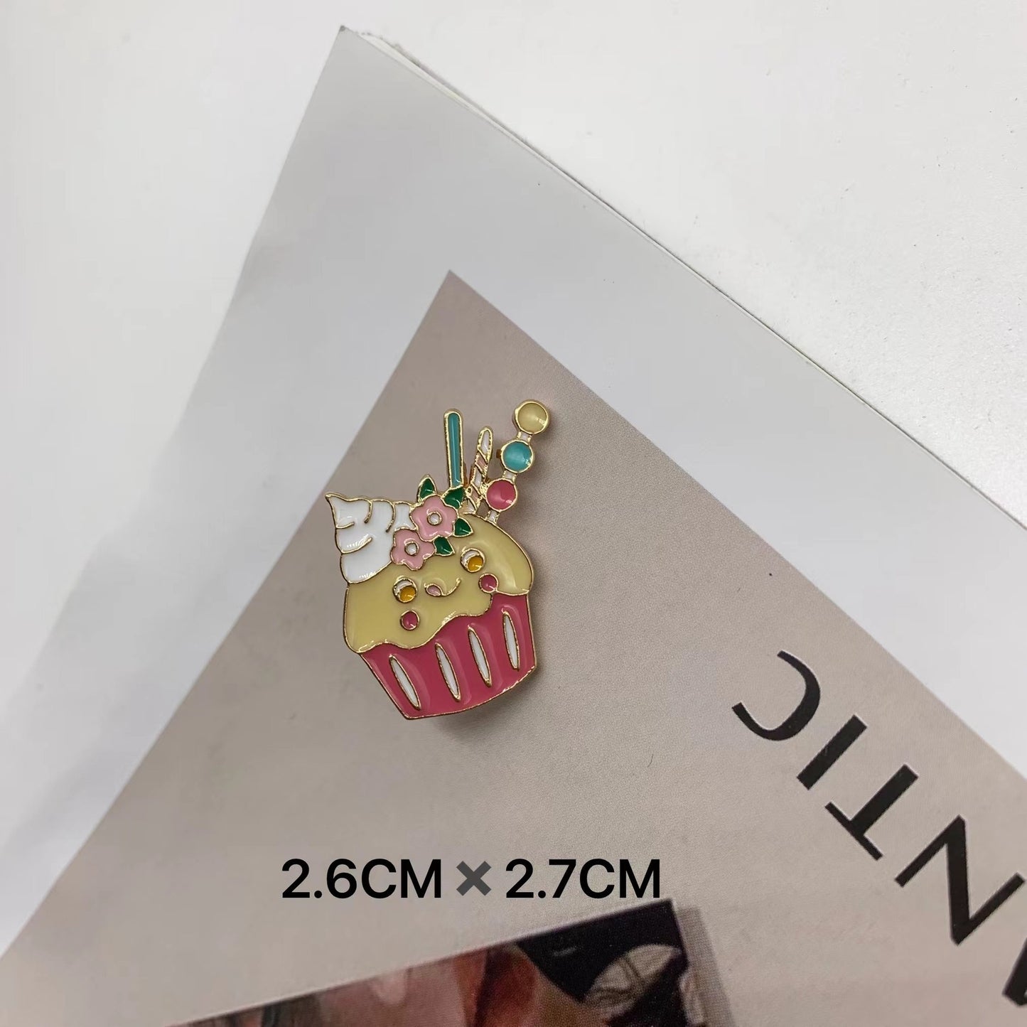 Metal Dumpling Salmon Sushi Tempura Rice Ball Badge Pin Clothing Bag Badge Alloy Brooch