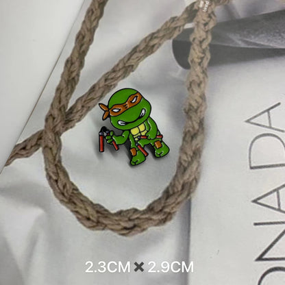 Metal Dumpling Salmon Sushi Tempura Rice Ball Badge Pin Clothing Bag Badge Alloy Brooch