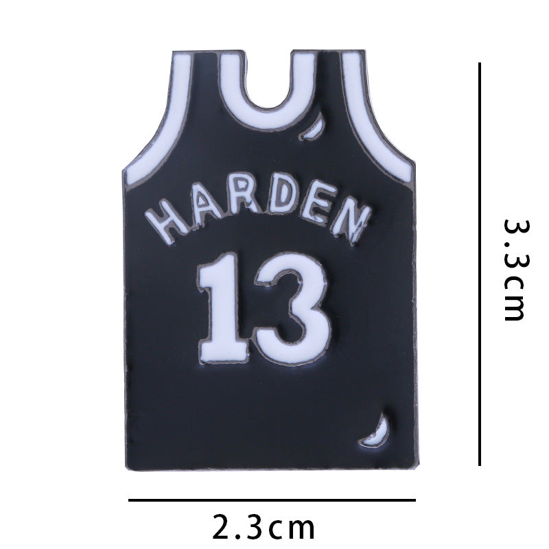 AJ Sneakers Metal Badge Trendy Gift Collaboration Badge Bag Decoration Geometric Alloy Badge