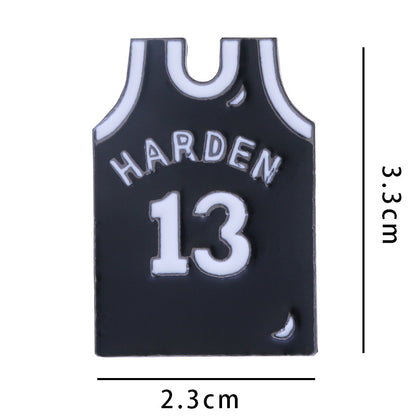 AJ Sneakers Metal Badge Trendy Gift Collaboration Badge Bag Decoration Geometric Alloy Badge