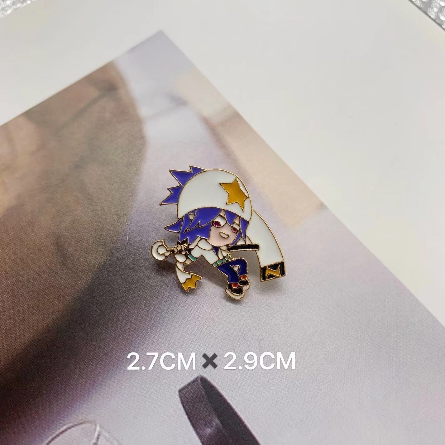 Metal Dumpling Salmon Sushi Tempura Rice Ball Badge Pin Clothing Bag Badge Alloy Brooch