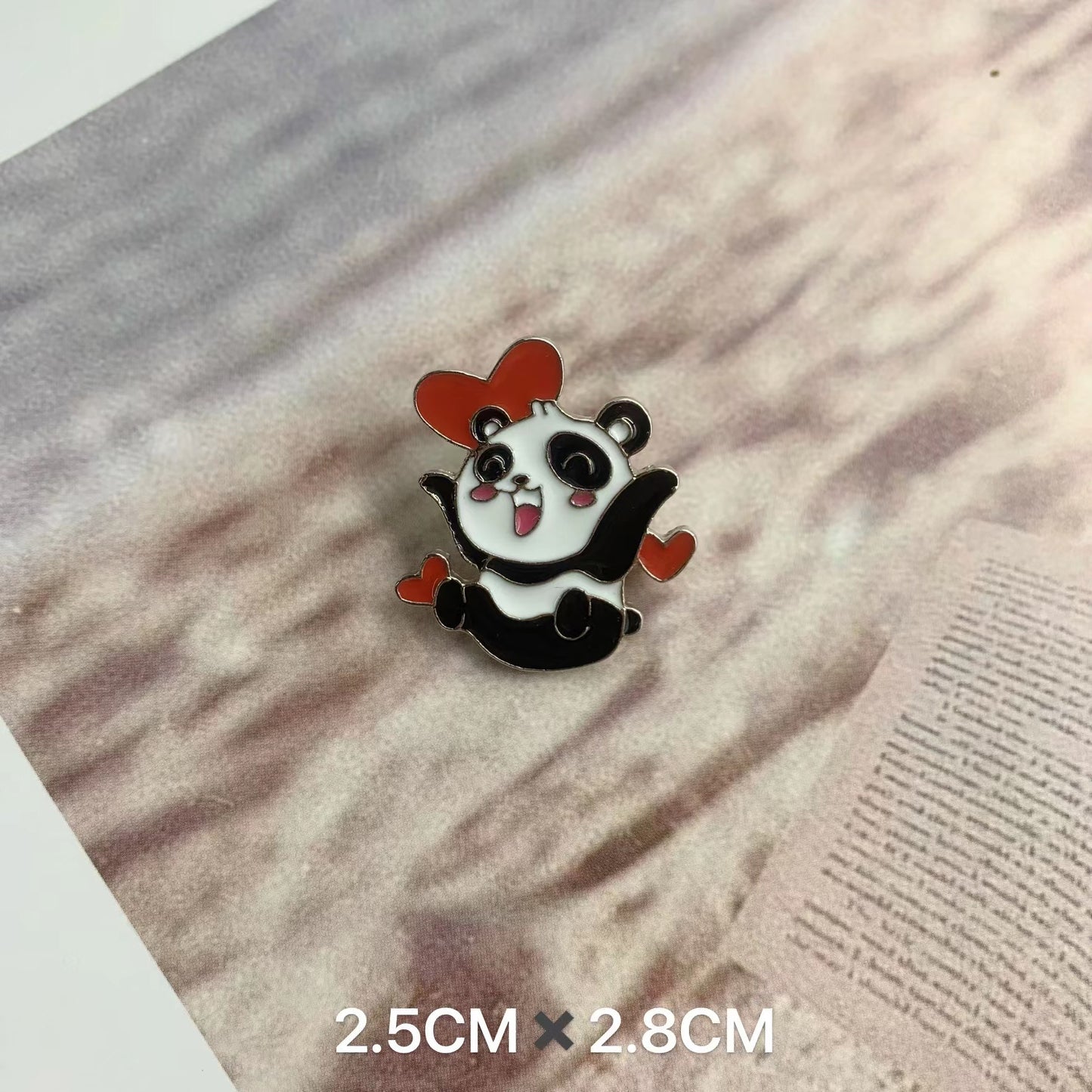 Metal Dumpling Salmon Sushi Tempura Rice Ball Badge Pin Clothing Bag Badge Alloy Brooch