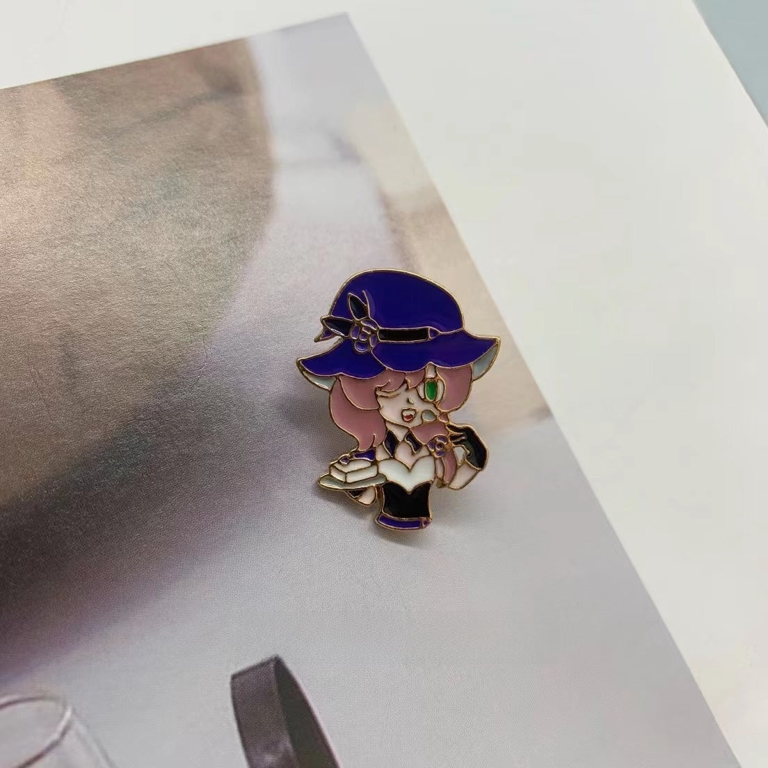 Metal Dumpling Salmon Sushi Tempura Rice Ball Badge Pin Clothing Bag Badge Alloy Brooch
