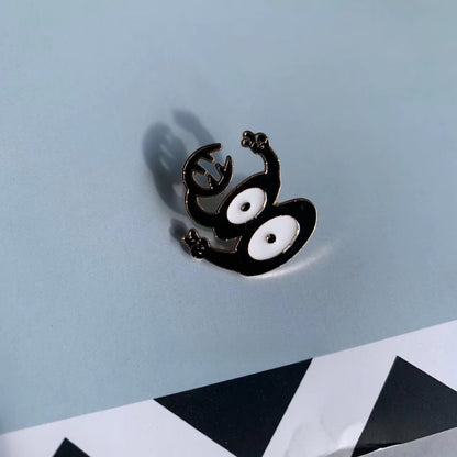 Metal Dumpling Salmon Sushi Tempura Rice Ball Badge Pin Clothing Bag Badge Alloy Brooch