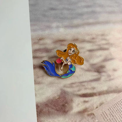 Metal Dumpling Salmon Sushi Tempura Rice Ball Badge Pin Clothing Bag Badge Alloy Brooch
